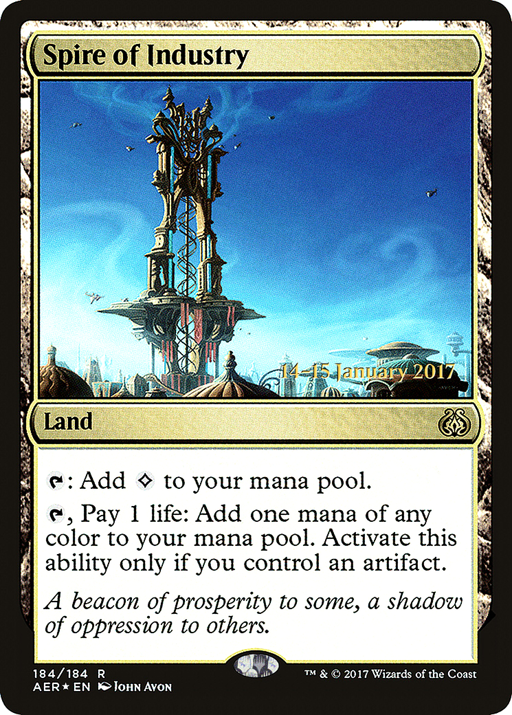 Spire of Industry [Aether Revolt Prerelease Promos]-1
