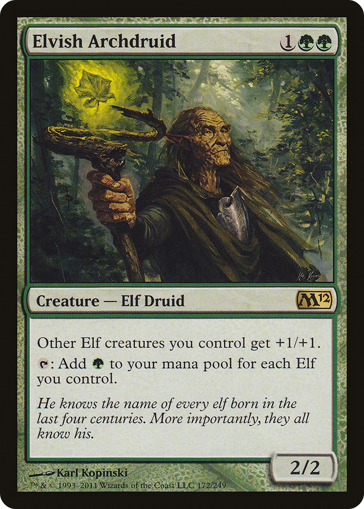 Elvish Archdruid [Magic 2012]-1