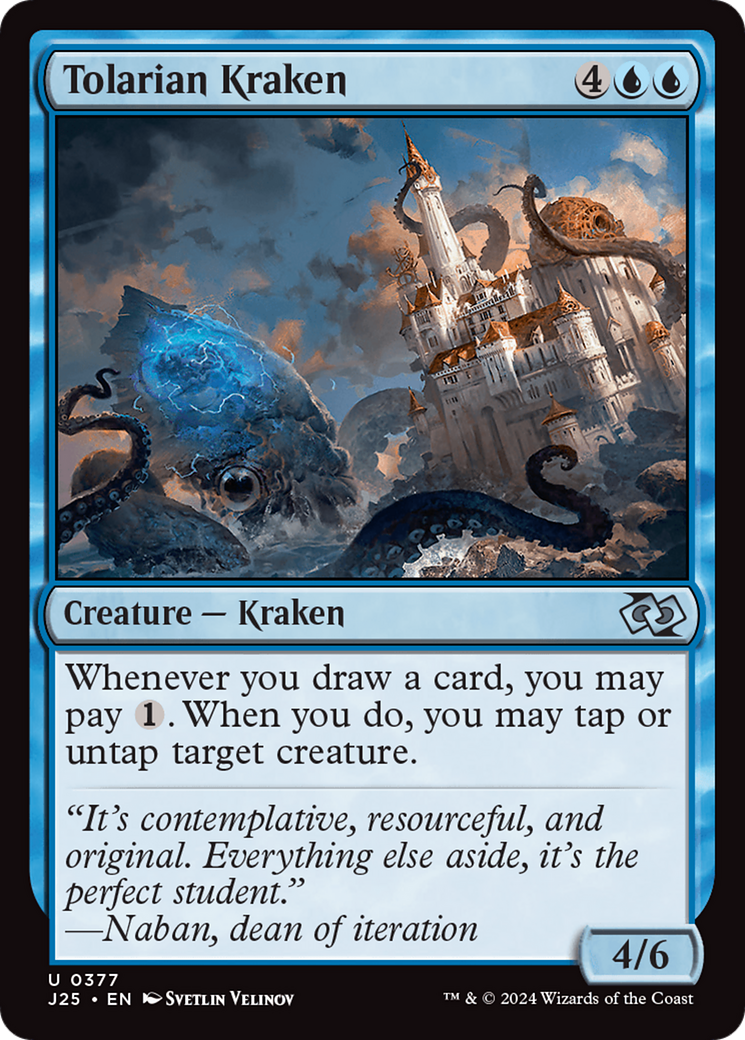 Tolarian Kraken [Foundations Jumpstart]-1