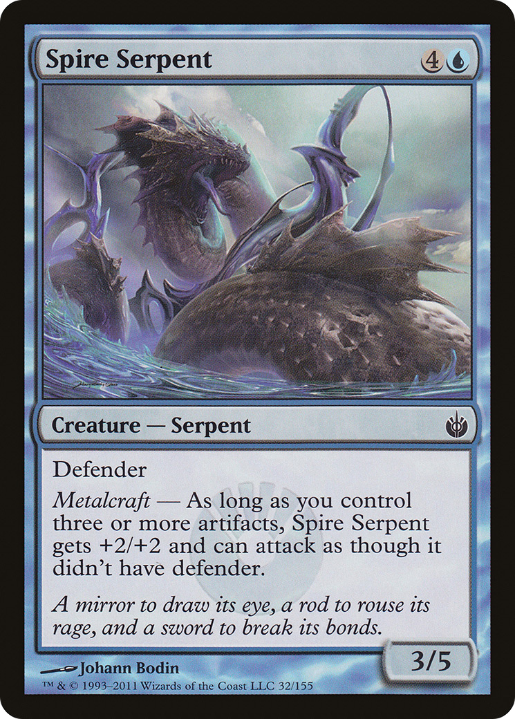 Spire Serpent [Mirrodin Besieged]-1