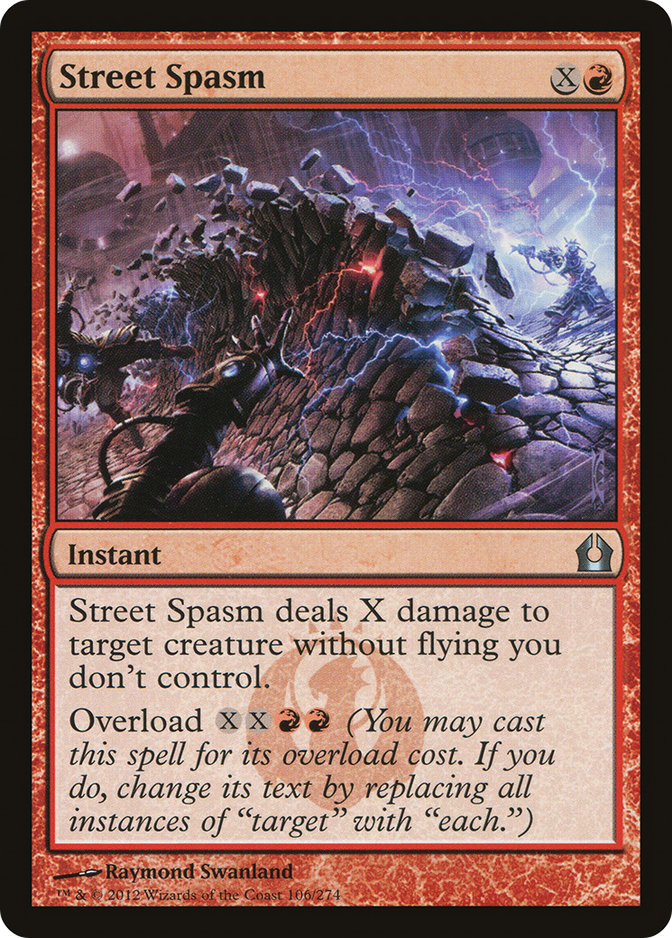 Street Spasm [Return to Ravnica]-1