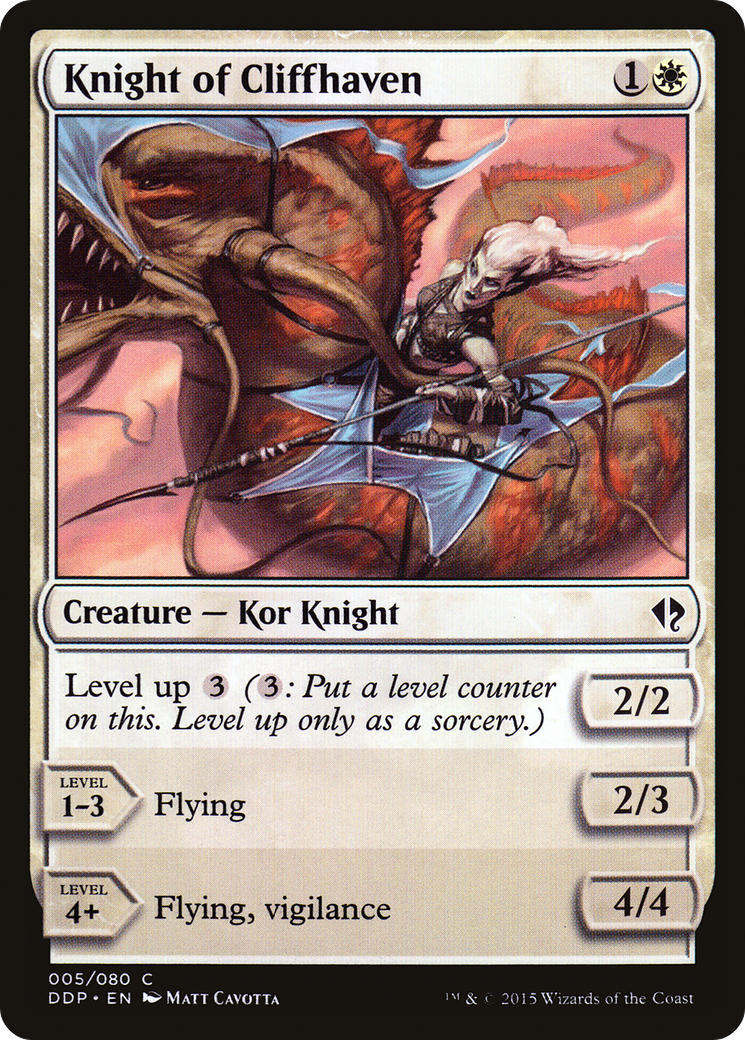 Knight of Cliffhaven [Duel Decks: Zendikar vs. Eldrazi]-1