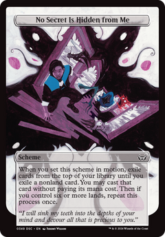 No Secret Is Hidden from Me (Full Art) [Duskmourn: Archenemy]-3