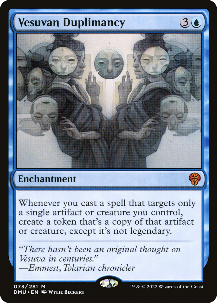 Vesuvan Duplimancy (DMU-073) - Dominaria United Foil-1