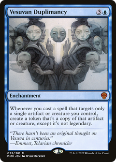Vesuvan Duplimancy (DMU-073) - Dominaria United Foil-1