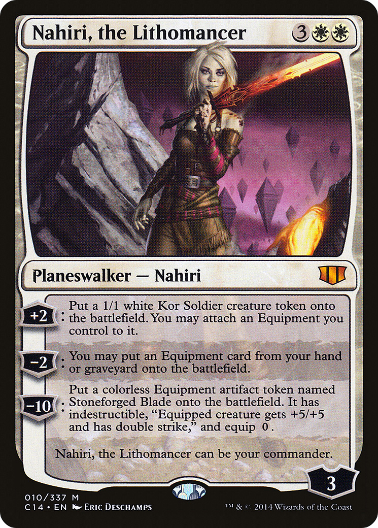Nahiri, the Lithomancer [Commander 2014]-1