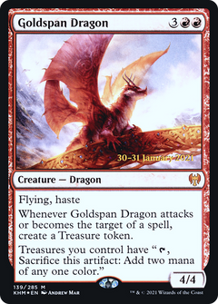 Goldspan Dragon [Kaldheim Prerelease Promos]-1