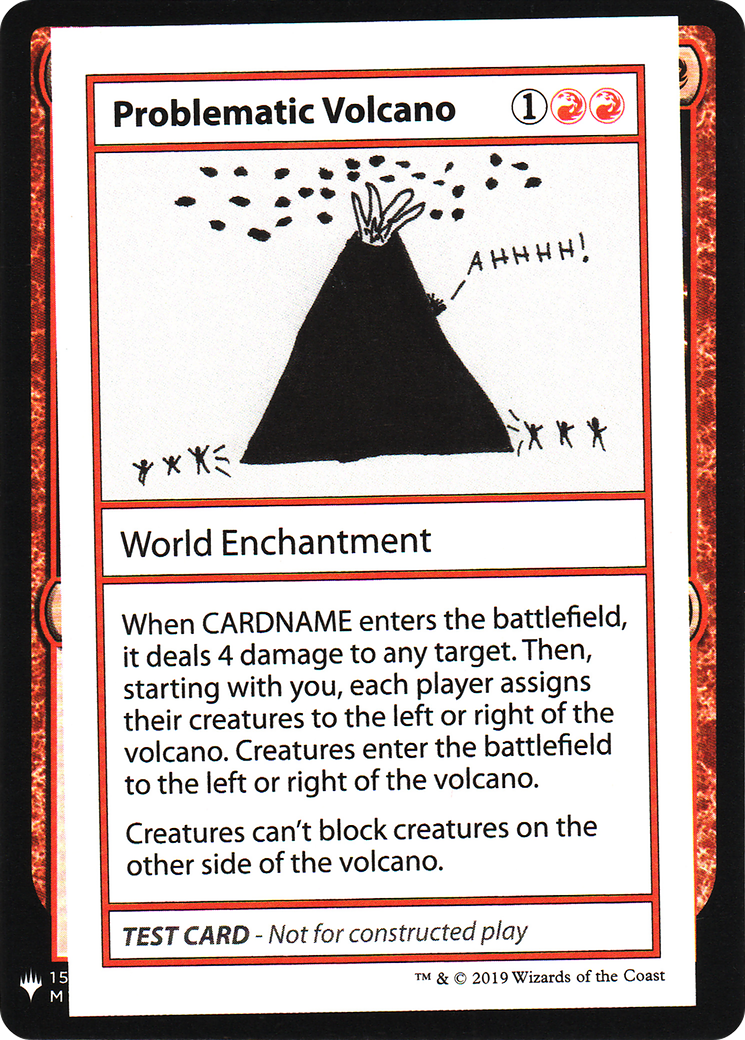 Problematic Volcano [Mystery Booster Playtest Cards]-1
