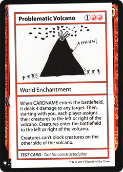 Problematic Volcano [Mystery Booster Playtest Cards]-1