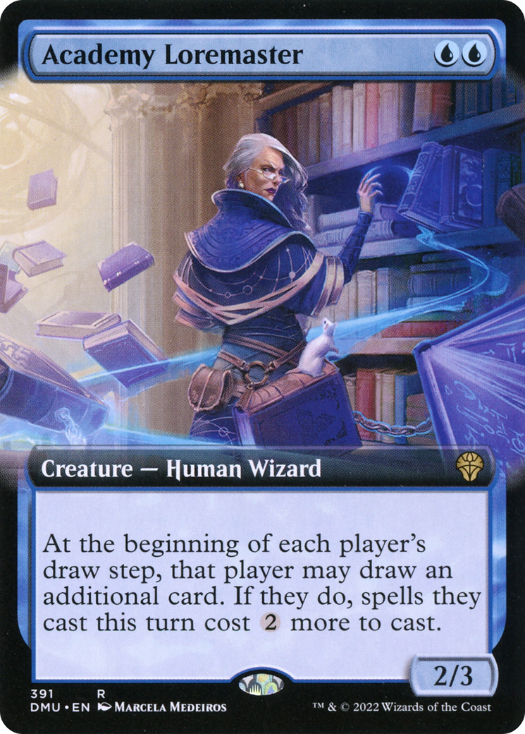 Academy Loremaster (Extended Art) [Dominaria United]-1