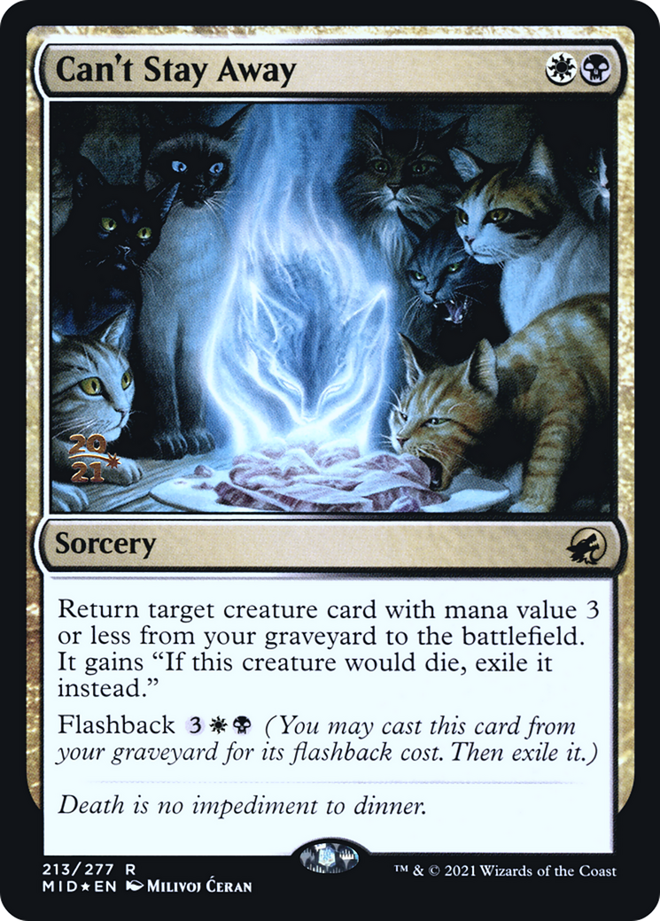 Can't Stay Away [Innistrad: Midnight Hunt Prerelease Promos]-1
