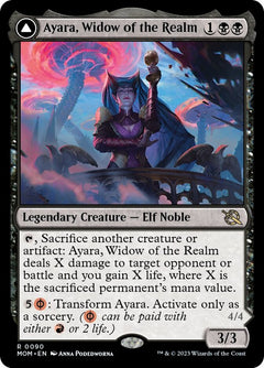 Ayara, Widow of the Realm // Ayara, Furnace Queen [March of the Machine]-1