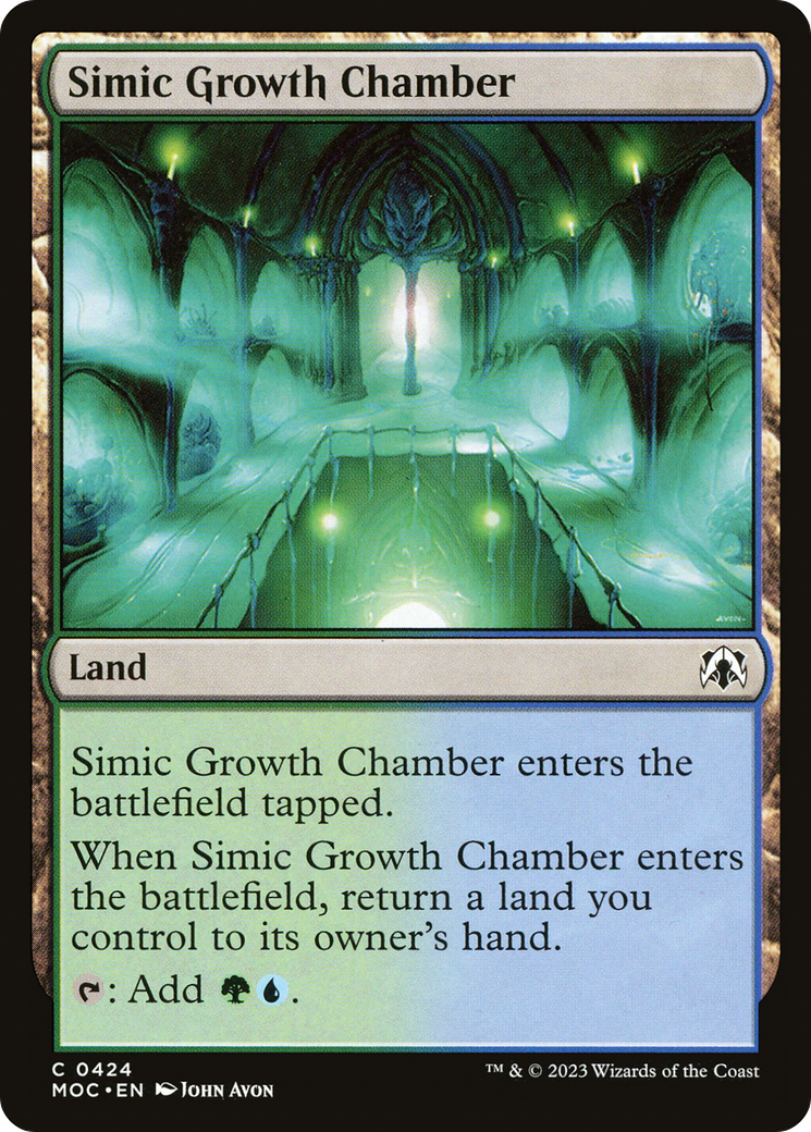 Simic Growth Chamber [March of the Machine Commander]-1