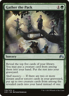 Gather the Pack [Magic Origins]-1