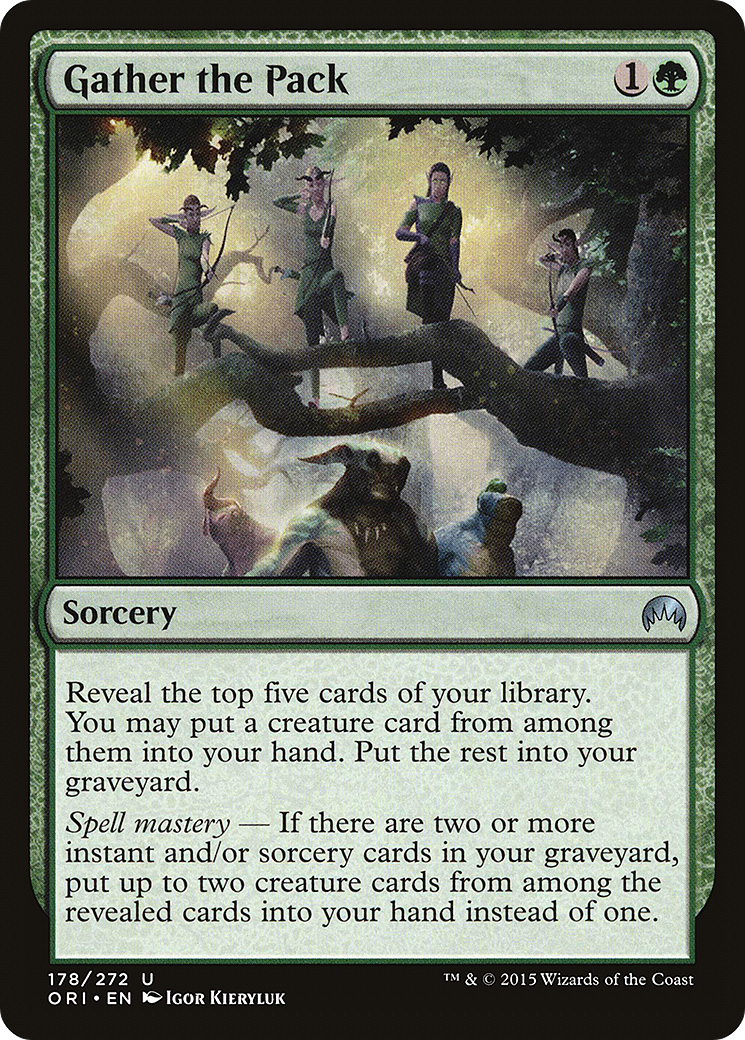 Gather the Pack [Magic Origins]-1