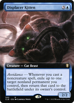 Displacer Kitten (Extended Art) [Commander Legends: Battle for Baldur's Gate]-1