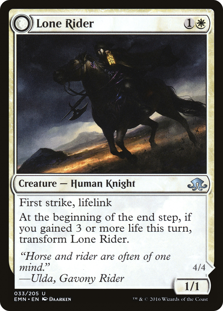 Lone Rider // It That Rides as One [Eldritch Moon]-3