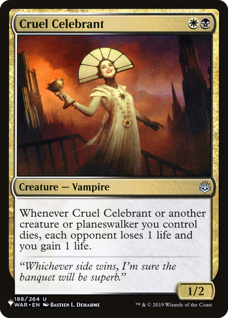 Cruel Celebrant [The List]-1