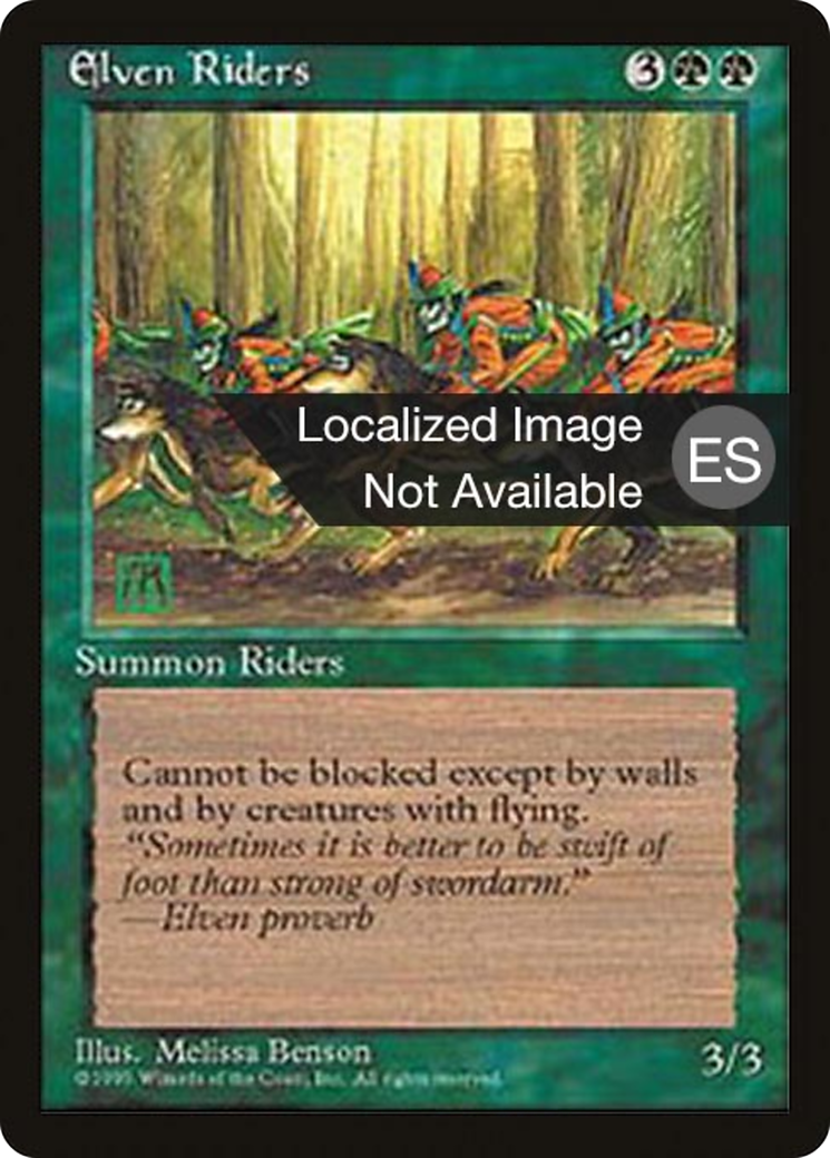 Elven Riders [Fourth Edition Foreign Black Border]-1