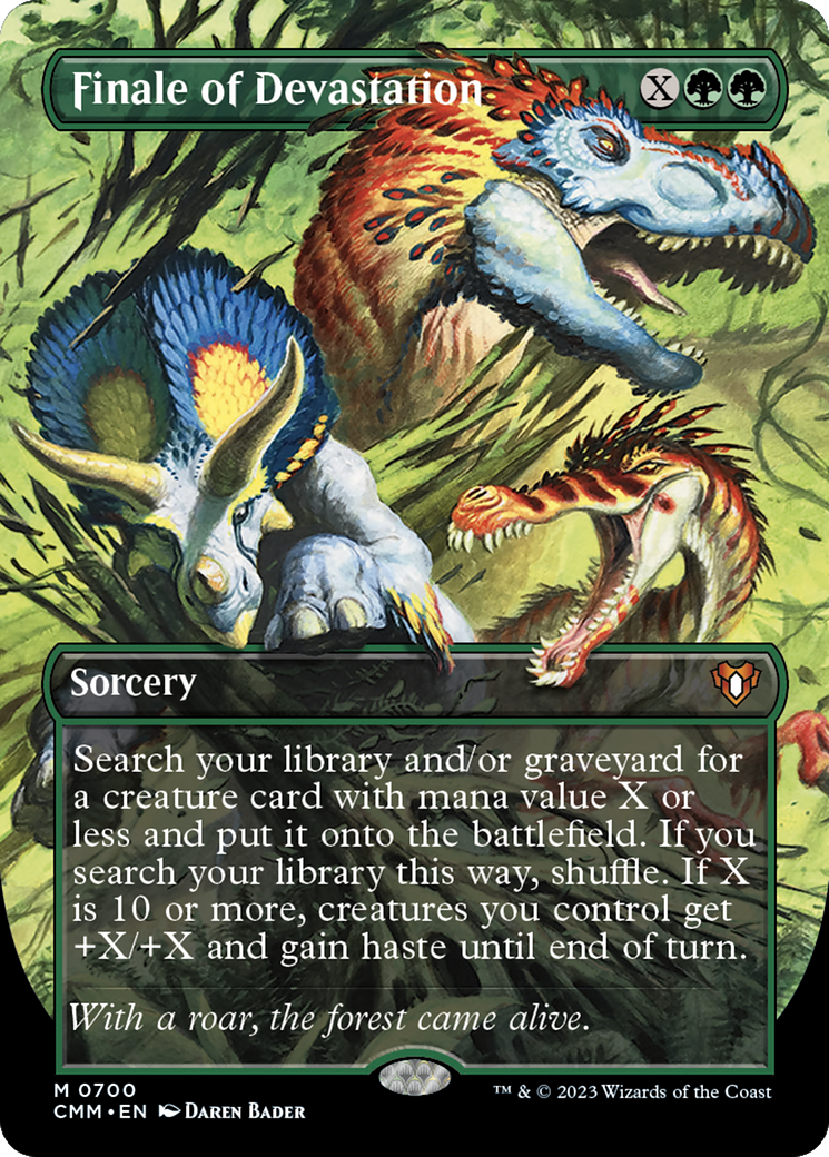 Finale of Devastation (Borderless Alternate Art) [Commander Masters]-1