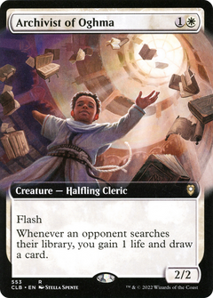 Archivist of Oghma (Extended Art) [Commander Legends: Battle for Baldur's Gate]-1