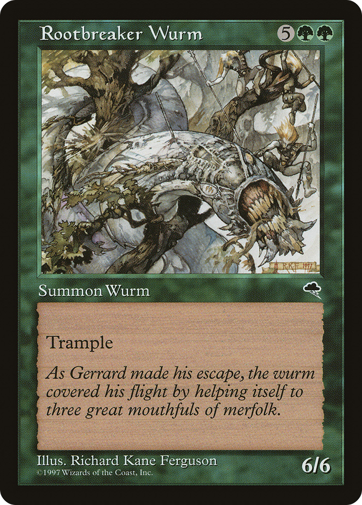 Rootbreaker Wurm [Tempest]-1