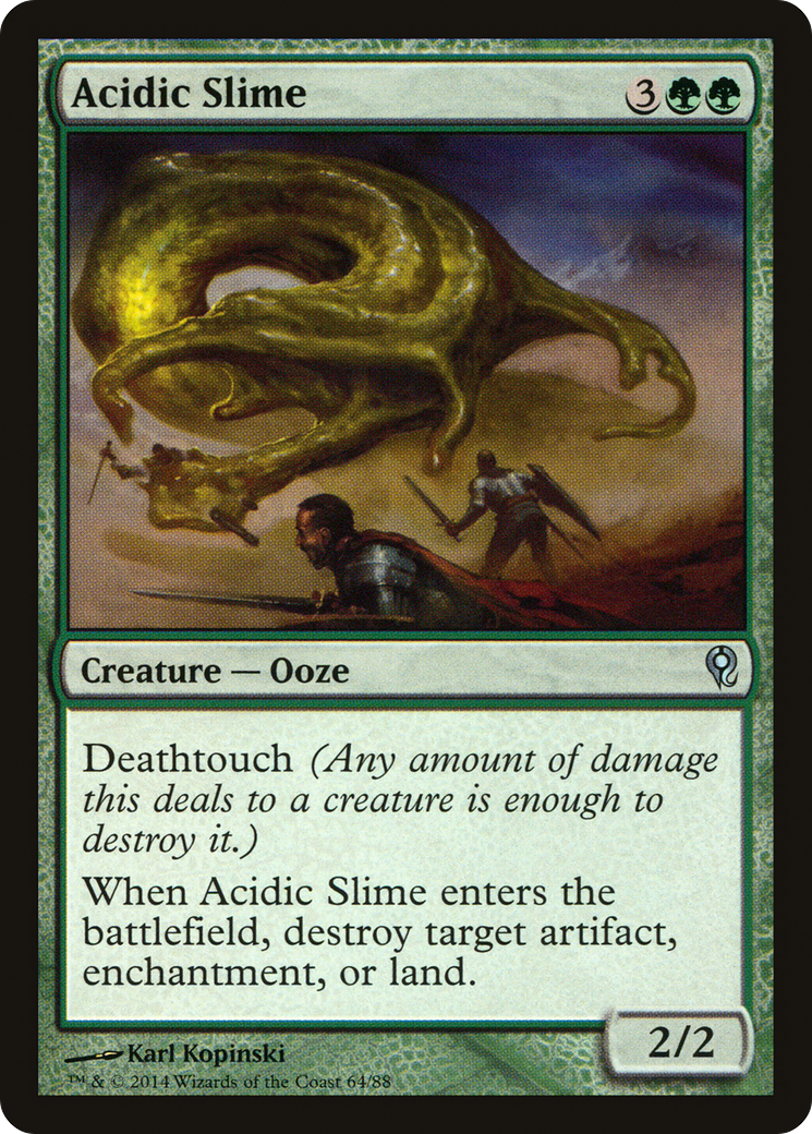 Acidic Slime [Duel Decks: Jace vs. Vraska]-1