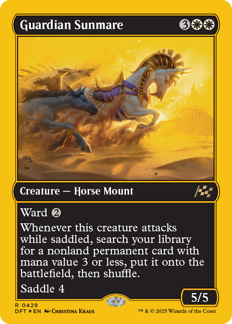 Guardian Sunmare (First-Place Foil) [Aetherdrift]-1