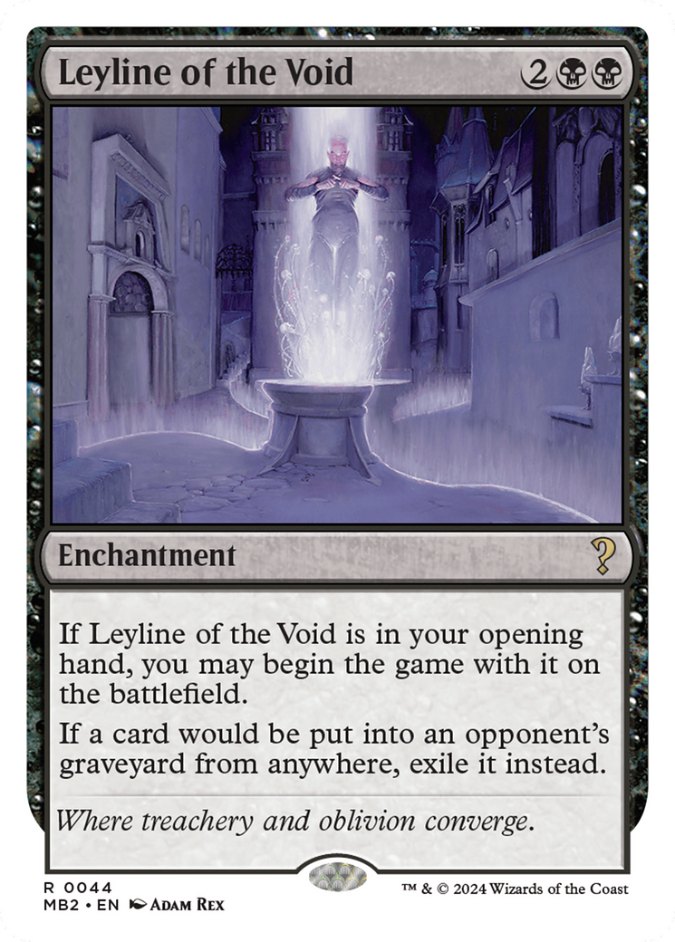 Leyline of the Void (White Border) [Mystery Booster 2]-1