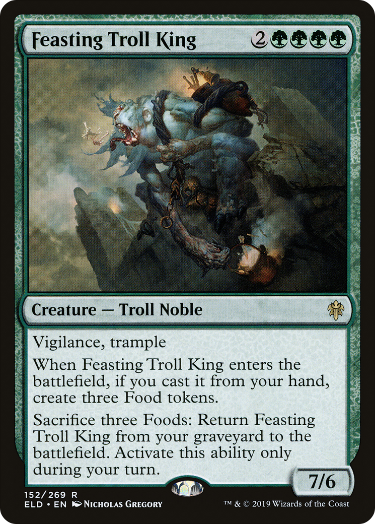 Feasting Troll King [Throne of Eldraine]-1
