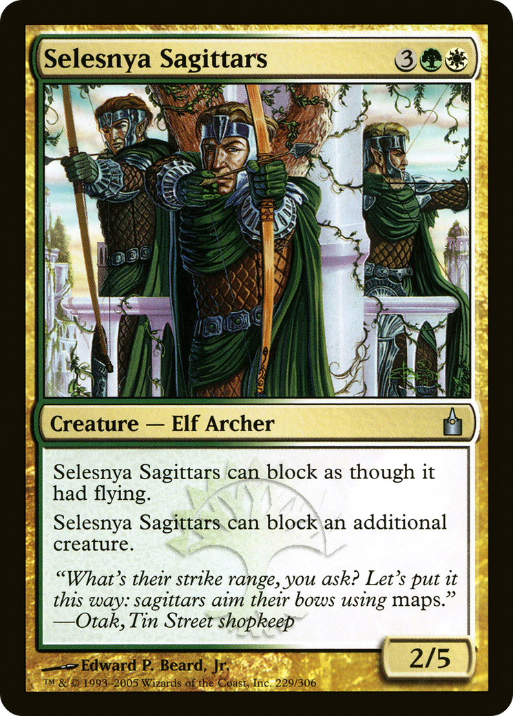 Selesnya Sagittars [Ravnica: City of Guilds]-1