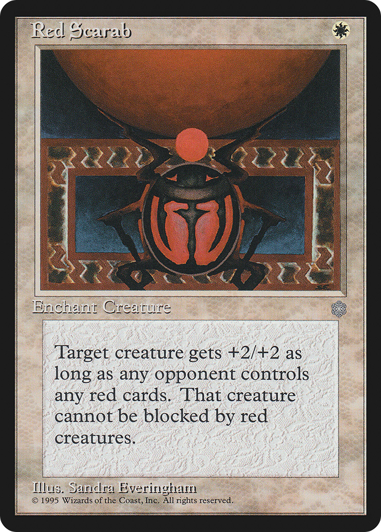 Red Scarab [Ice Age]-1