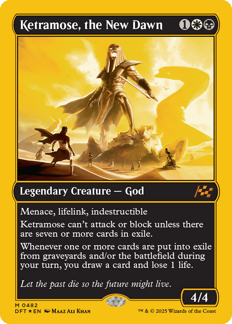 Ketramose, the New Dawn (First-Place Foil) [Aetherdrift]-1