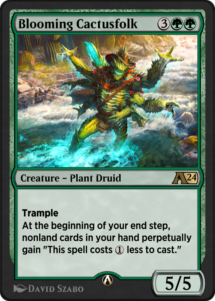 Blooming Cactusfolk (YOTJ-016) - Alchemy: Outlaws of Thunder Junction-1