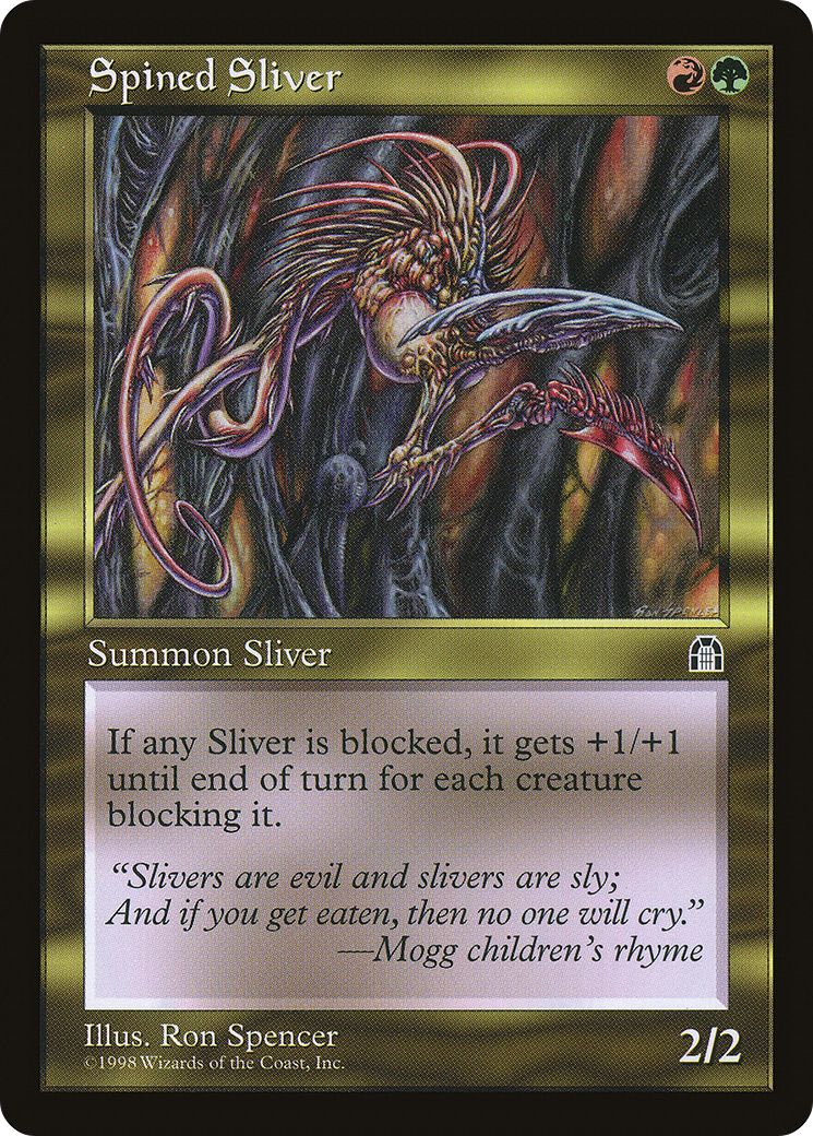 Spined Sliver [Stronghold]-1
