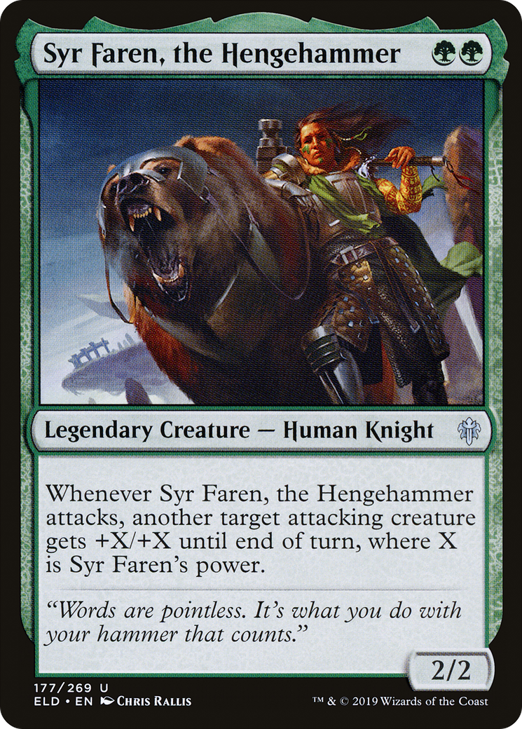 Syr Faren, the Hengehammer [Throne of Eldraine]-1