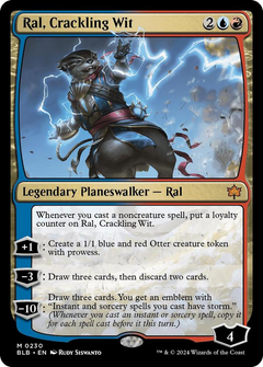 Ral, Crackling Wit (Promo Pack) [Bloomburrow Promos]-1