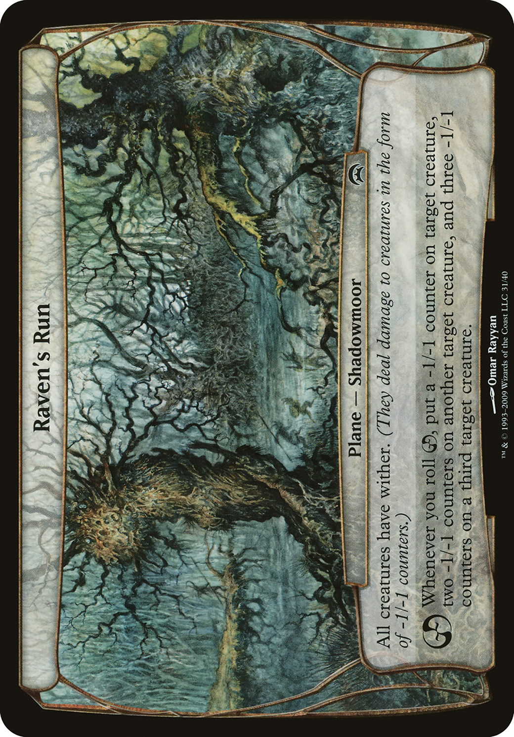Raven's Run (Planes) [Planechase Planes]-1