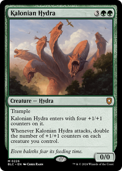 Kalonian Hydra [Bloomburrow Commander]-1