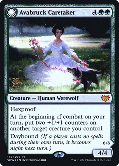 Avabruck Caretaker // Hollowhenge Huntmaster [Innistrad: Crimson Vow Prerelease Promos]-3