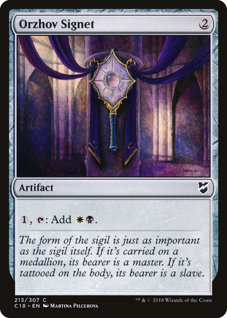 Orzhov Signet [Commander 2018]-1