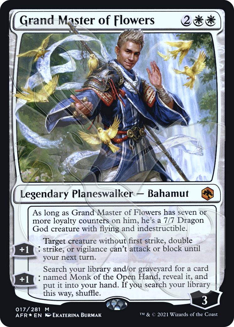 Grand Master of Flowers (Ampersand Promo) [Dungeons & Dragons: Adventures in the Forgotten Realms Promos]-1