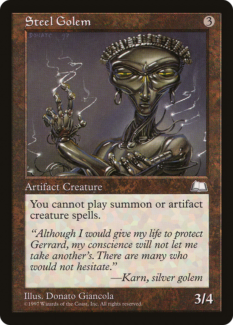 Steel Golem [Weatherlight]-1