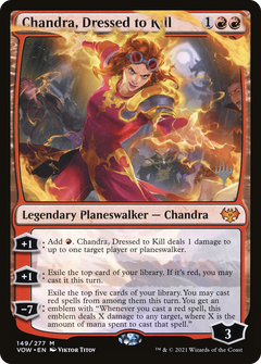 Chandra, Dressed to Kill (Promo Pack) [Innistrad: Crimson Vow Promos]-1