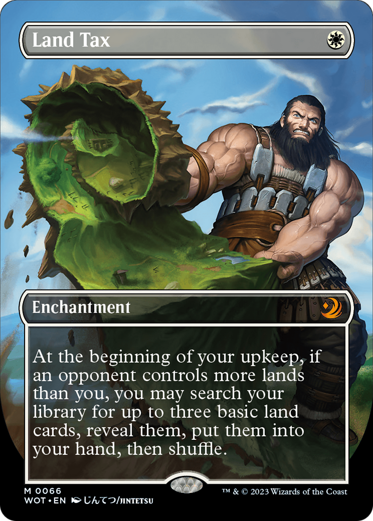 Land Tax (Anime Borderless) [Wilds of Eldraine: Enchanting Tales]-1