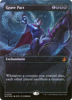 Grave Pact (Anime Borderless) (Confetti Foil) [Wilds of Eldraine: Enchanting Tales]-1
