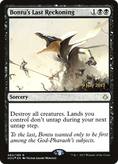 Bontu's Last Reckoning [Hour of Devastation Prerelease Promos]-1