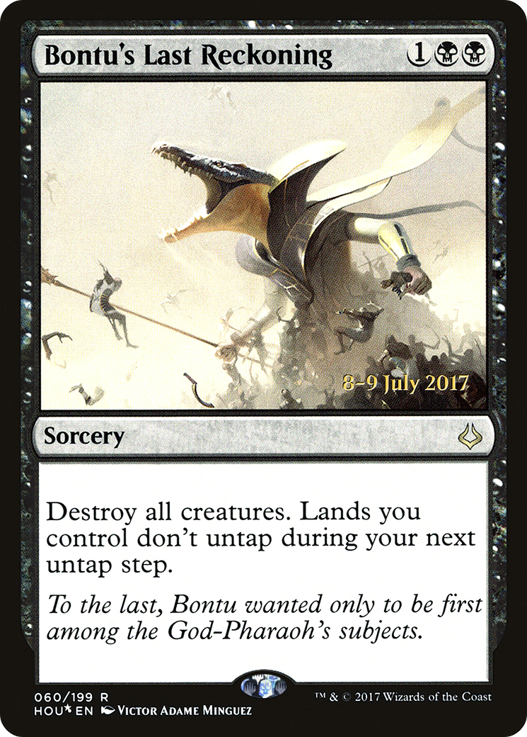 Bontu's Last Reckoning [Hour of Devastation Prerelease Promos]-1