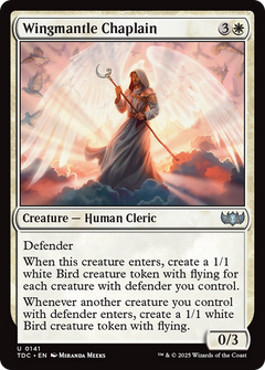 Wingmantle Chaplain (TDC-141) - Commander: Tarkir: Dragonstorm-1