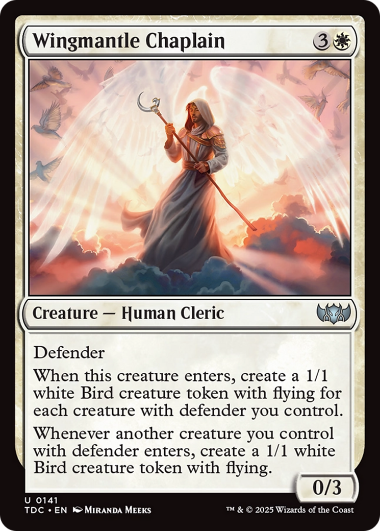 Wingmantle Chaplain (TDC-141) - Commander: Tarkir: Dragonstorm-1